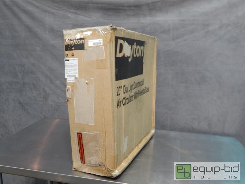 lot 3477 image: Dayton 20 Light Commercial Air Circulator With Pedestal Base