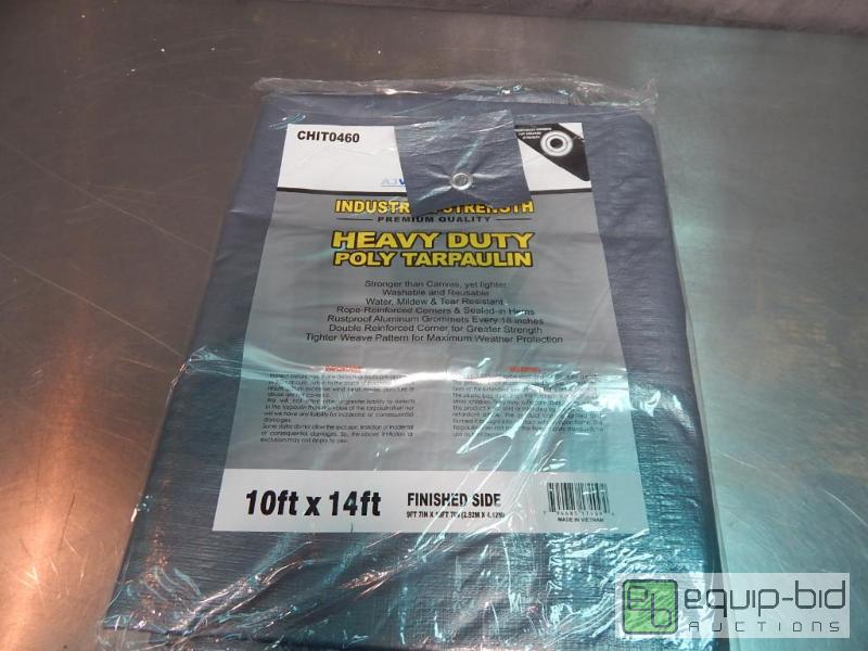 lot 3516 image: AJ Wholesale Industrial Strength Heavy Duty Tarp 10 x 14