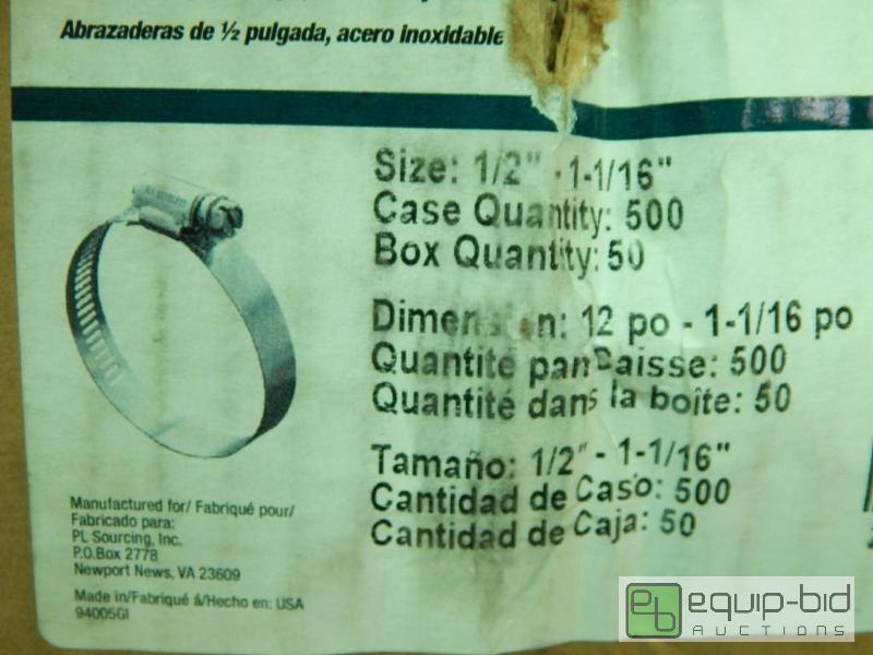 lot 3569 image: Lot of Hose Clamps