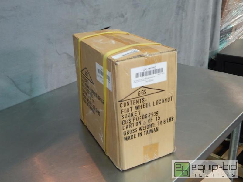 lot 3574 image: Case of Wheel Locknut Sockets
