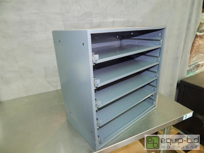 lot 3585 image: Durham Parts Tray Cabinet