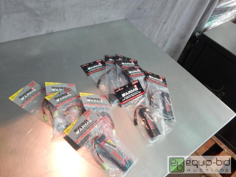 lot 3591 image: Lot of Swiss Arms Rechargeable NiMH Battery Packs