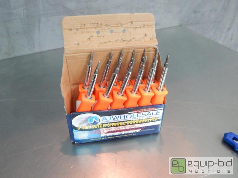 lot 3609 image: Lot of 6 In 1 Quick Change Screwdrivers