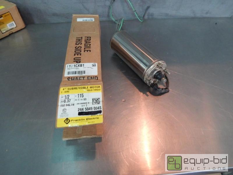 lot 3673 image: Franklin Submersible Motor untested