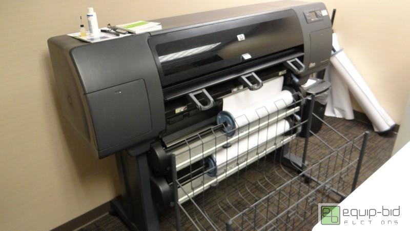 lot 450 image: HP Designjet 4500ps Blue Print Printer