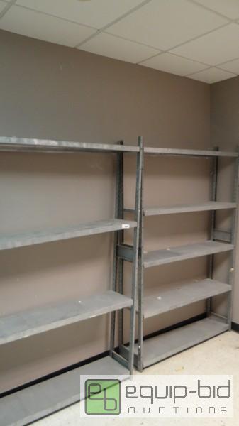 lot 452 image: Lot Of Galvanized Shelving
