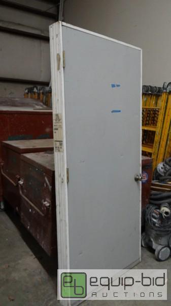 lot 486 image: New Framed Steel 36x86 Door