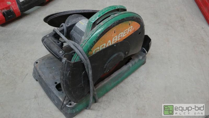 lot 525 image: Grabber Chop Saw With Blades