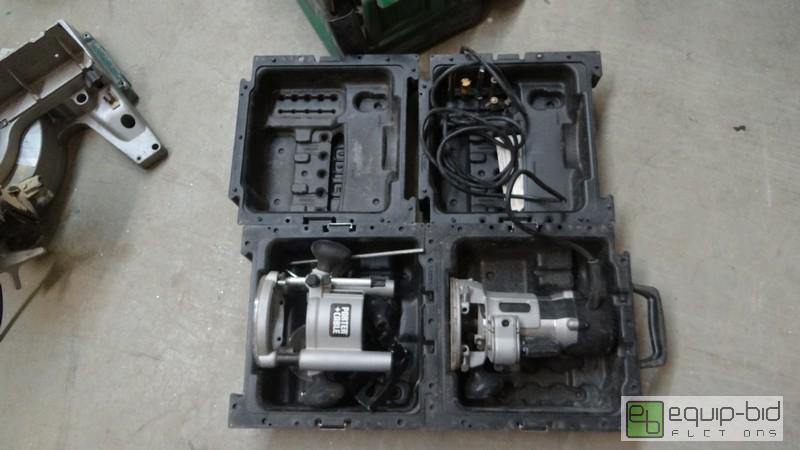 lot 550 image: Porter Cable Router Set w Case