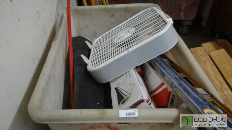 lot 575 image: Tote Full Of Masking Supplies
