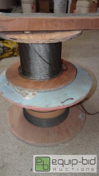 lot 598 image: Partial Spools Of Cable With Crimper