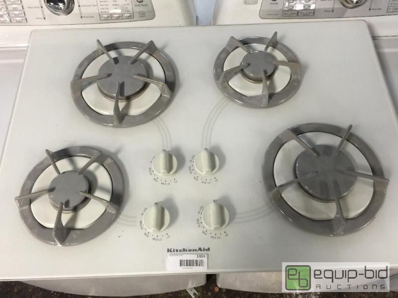 lot 1463 image: KITCHENAID Gas Counter StoveTop Unit