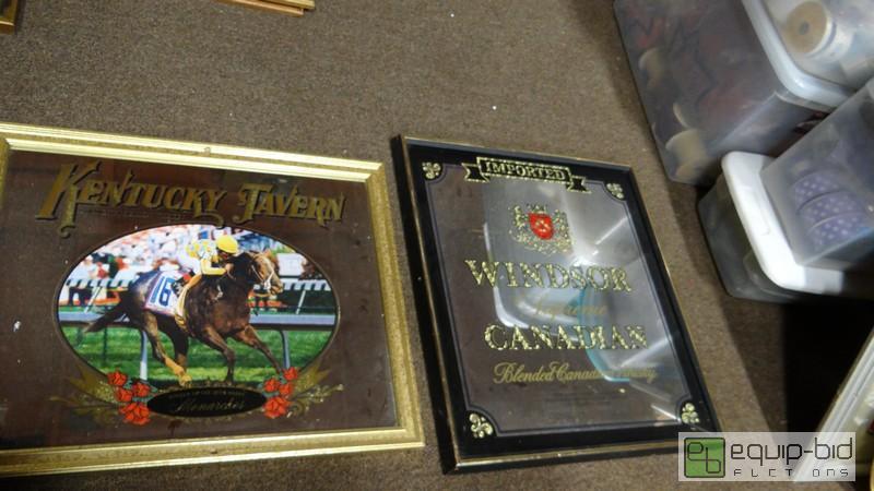 lot 694 image: Pair Of Whiskey Bar Signs
