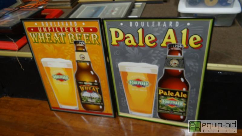 lot 698 image: Pair Of Boulevard Beer Tins