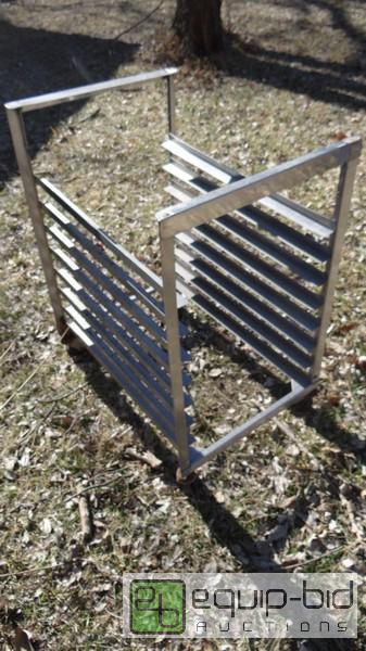 lot 714 image: Small Stainless Sheet Pan Rack