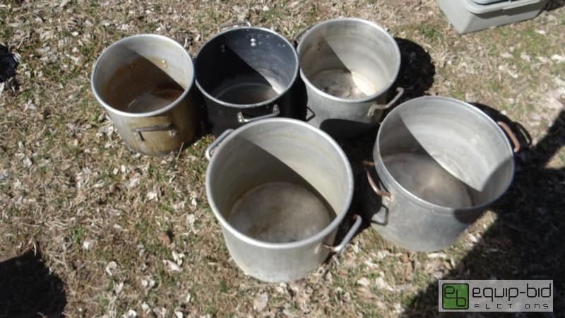 lot 742 image: Lot of (5) Stock Pots