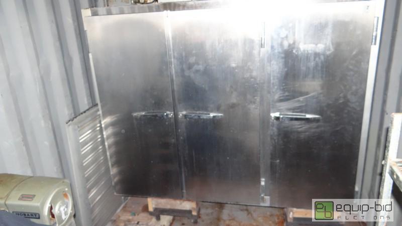 lot 757 image: McCall 3 Door Cooler With Legs