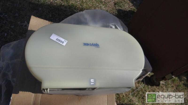 lot 772 image: Lot Of (5) Sanis Bathroom Tissue Dispensers