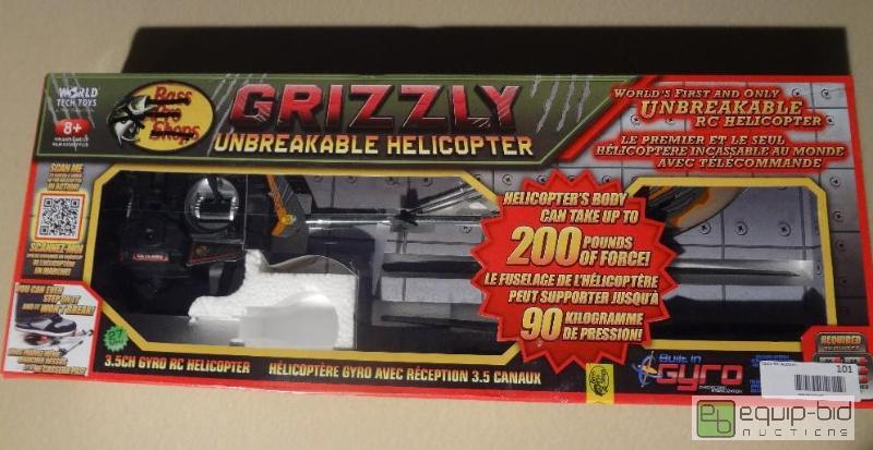 lot 103 image: Bass Pro Shops Grizzly Unbreakable Gyro Helicopter