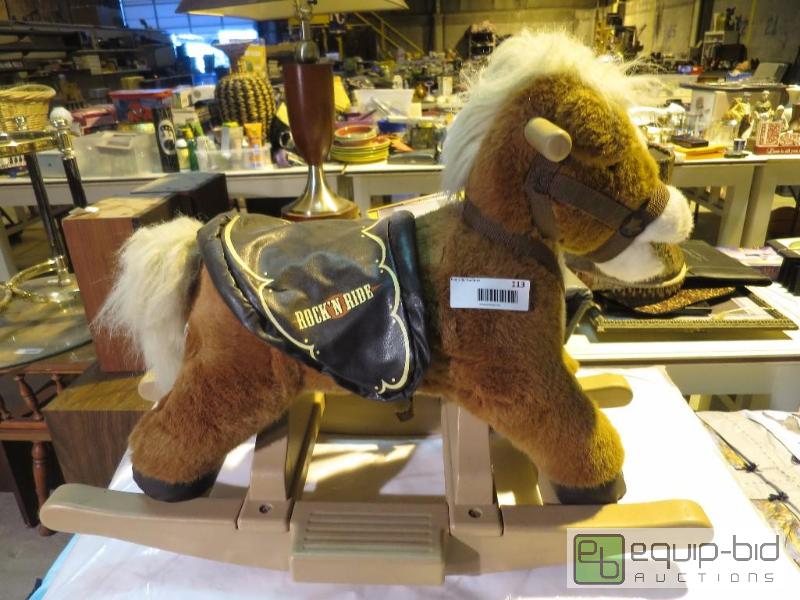 lot 113 image: Rocking pony