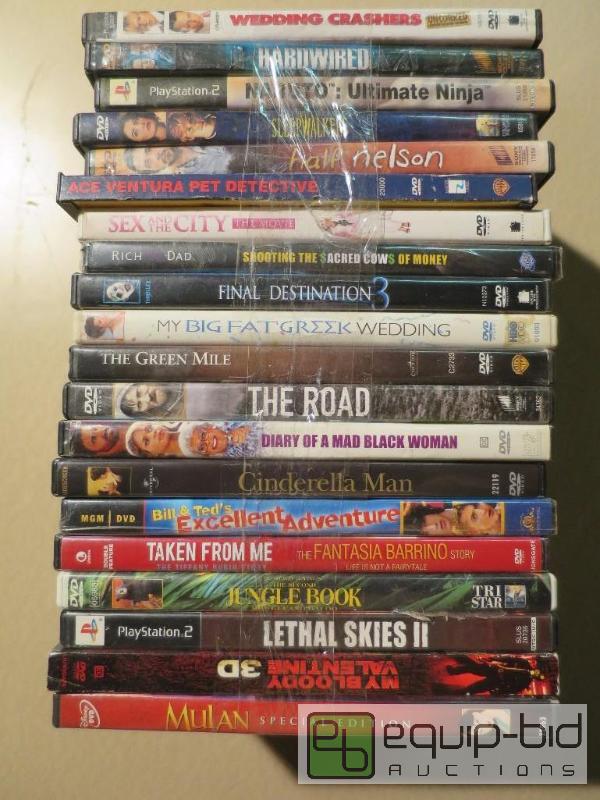 lot 163 image: Large Lot of Dvds (20) Great Titles