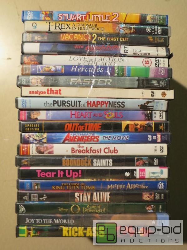 lot 166 image: Large Lot of Dvds (20) Great Titles