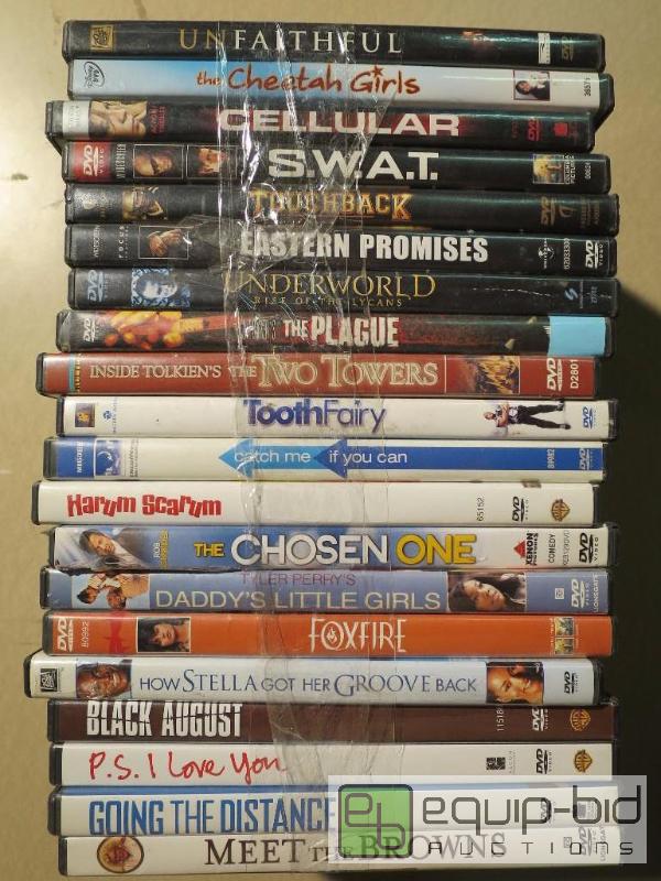 lot 167 image: Large Lot of Dvds (20) Great Titles