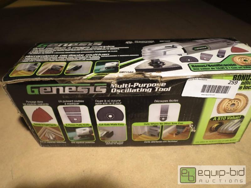 lot 259 image: BRAND NEW IN BOX MULTI-PURPOSE OSCILLATING TOOL