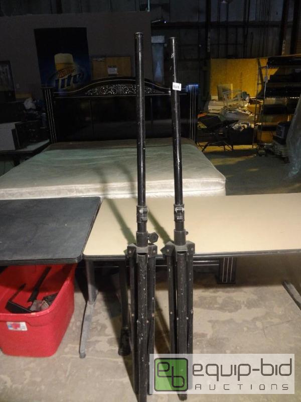 lot 98 image: D J SPEAKER STANDS
