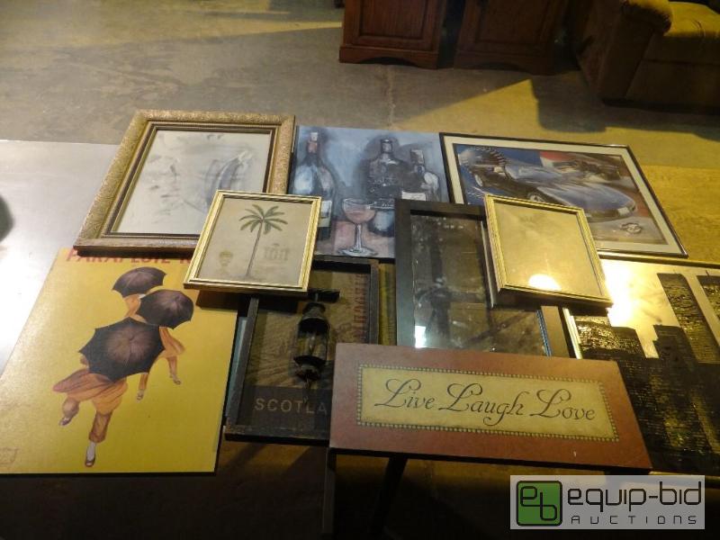 lot 4094 image: Large Lot Of Framed Art
