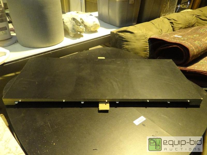 lot 4101 image: Black Dining Table w Leaf Attachment