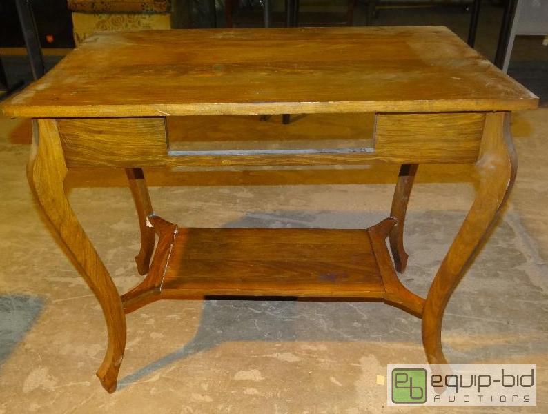 lot 4104 image: Solid Wood Side Table