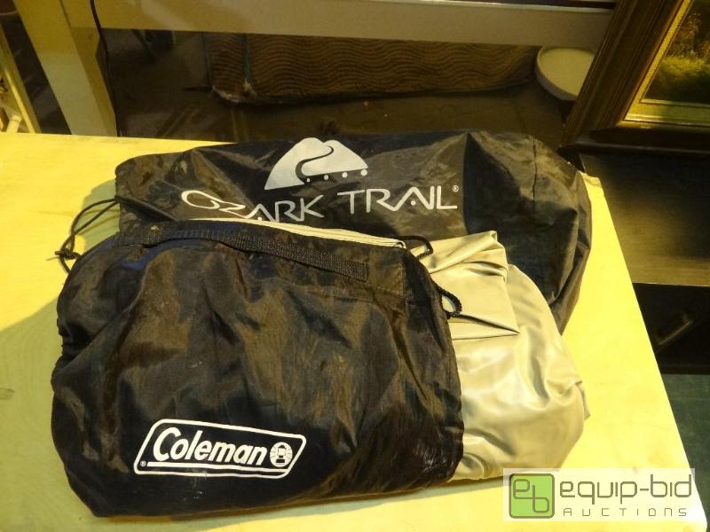 lot 4126 image: Coleman Blow Up Mattress w Carrying Bag