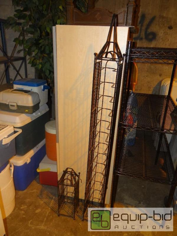 lot 4163 image: (2) DVD Racks