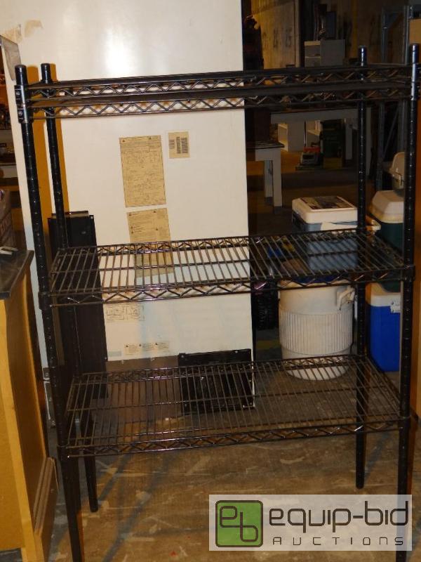 lot 4165 image: 3 Tier Metal Wire Rack