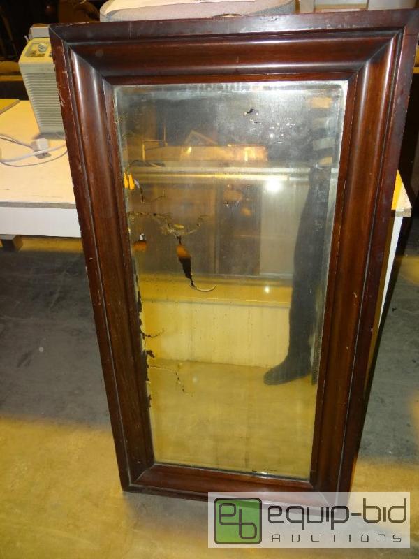 lot 4238 image: Aged Wall Hung Mirror