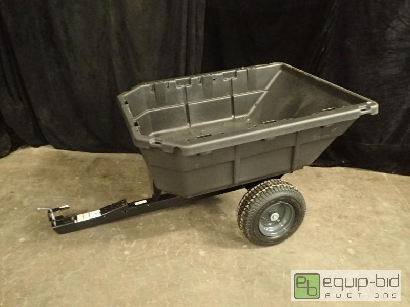 lot 217 image: Craftsman Dump Trailer for Small Tractor