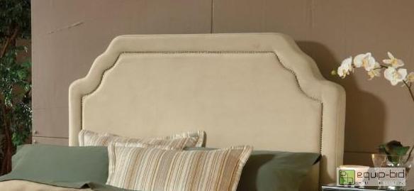 lot 252 image: Hillsdale Carlyle Fabric Headboard - Queen - Buckwheat