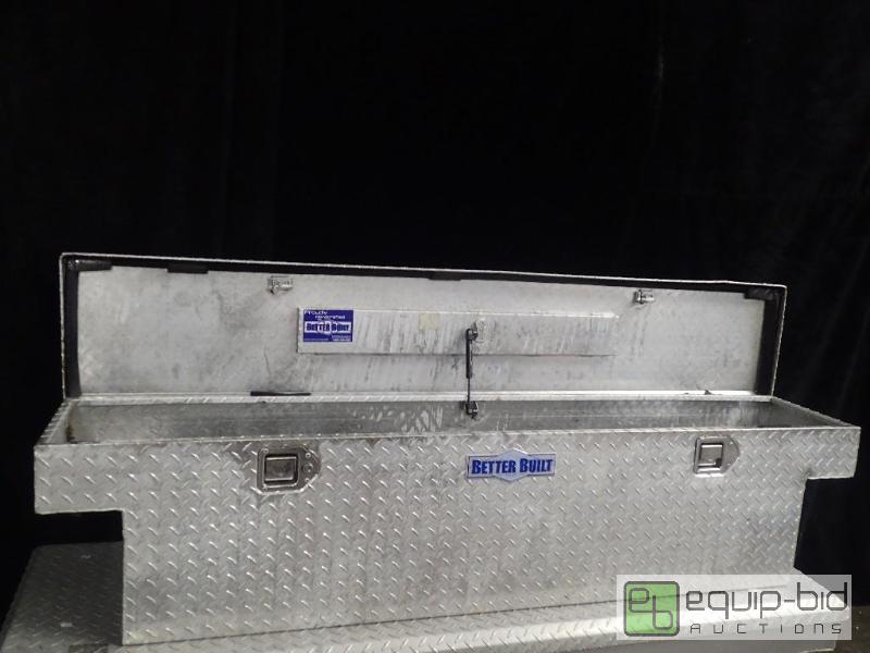 lot 268 image: Better Built Diamond Plate Truck Tool Box