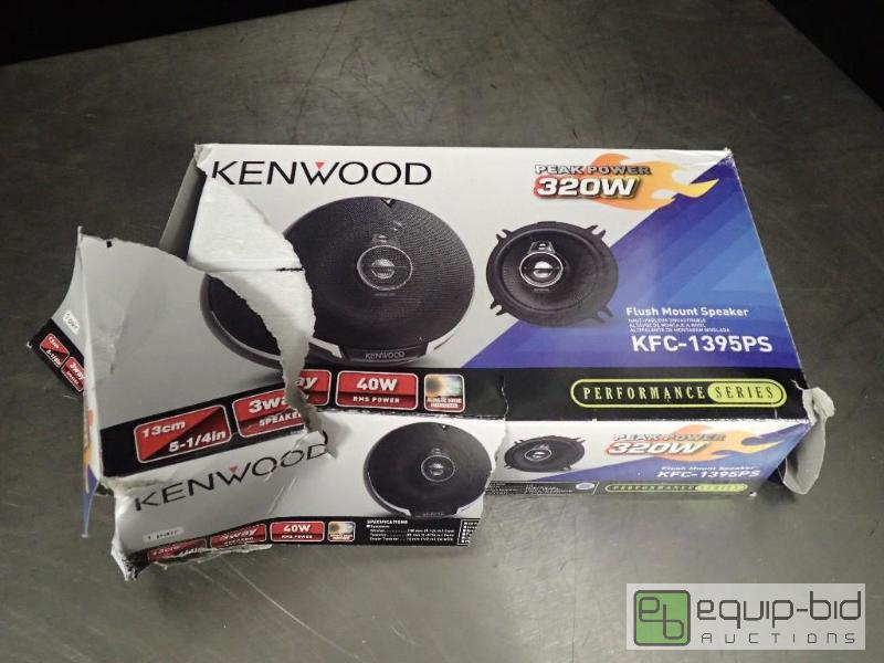 lot 281 image: Kenwood 3 Way 320 Watt Speakers