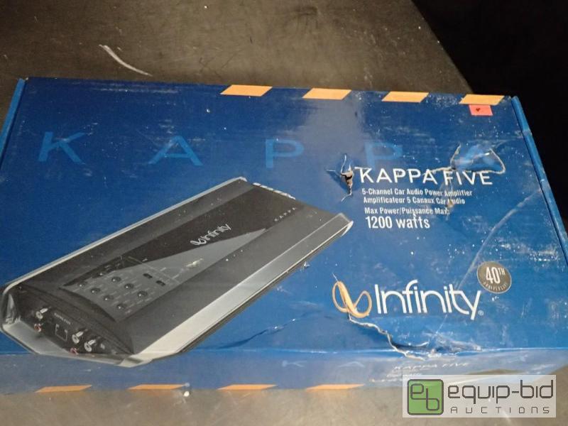 lot 296 image: Kappa Five 5 Channel Car Audio Power Amp