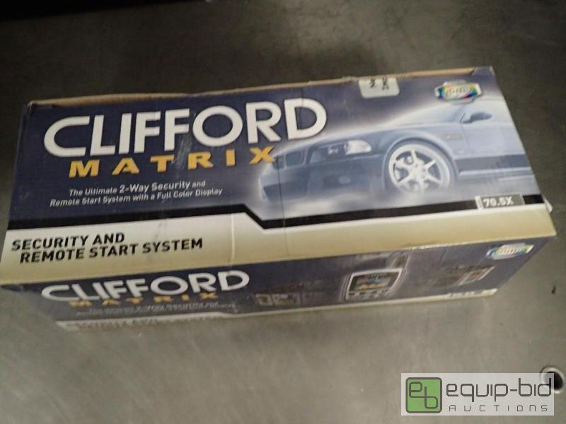 lot 305 image: Clifford Matrix 2 Way Security and Remote Start System with  a Full Color Display