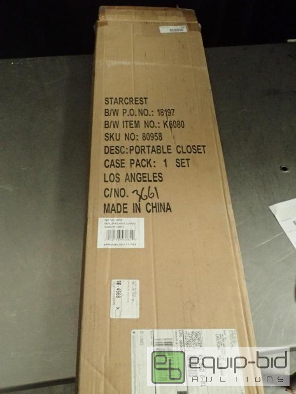 lot 322 image: Starcrest Portable Closet Clothes Organizer