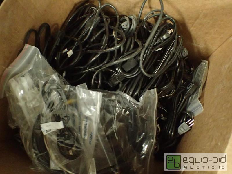 lot 342 image: Large Lot of 120v Power Supplies and Networking Cable