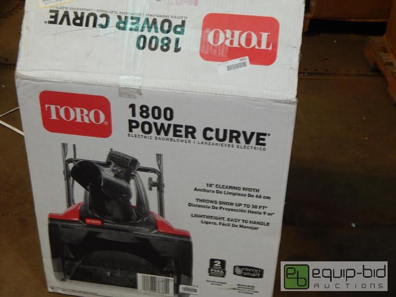 lot 5852 image: Toro 1800 Power Curve Snow Blower