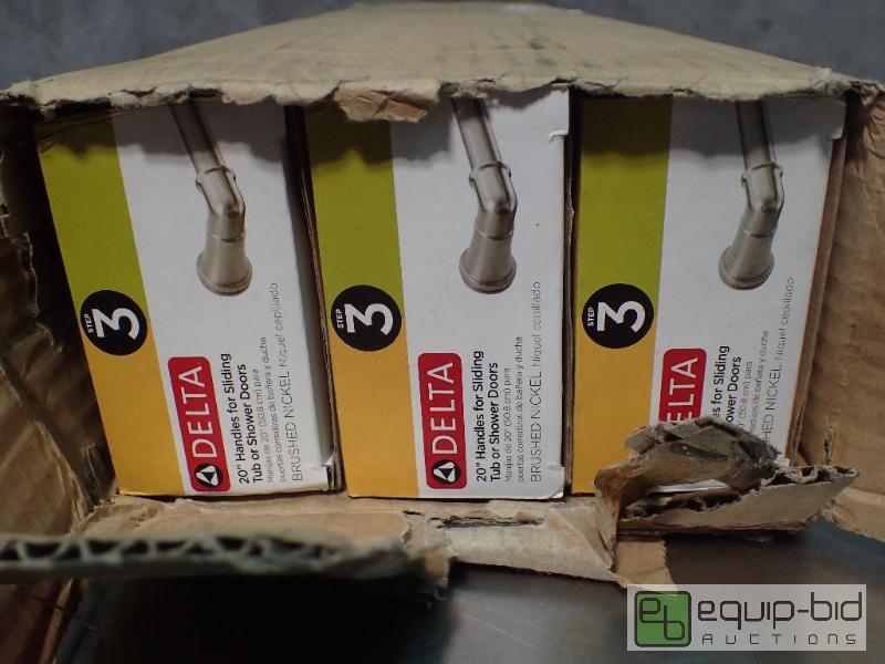 lot 5938 image: Lot of Delta Handles For Sliding Shower Doors