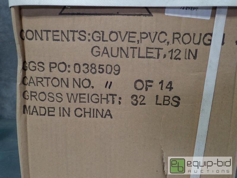 lot 5971 image: Case of Condor PVC Chemical Resistant Gloves #2YEP7