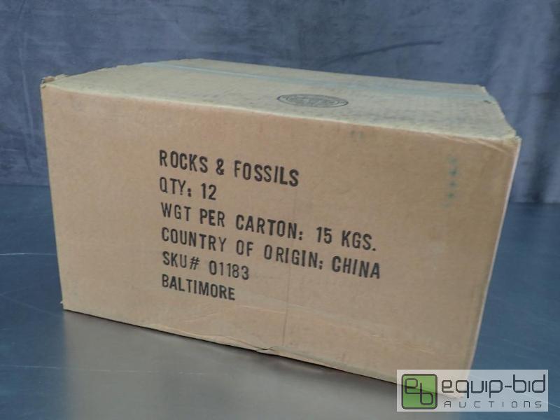 lot 6132 image: Case of Rocks and Fossils Books
