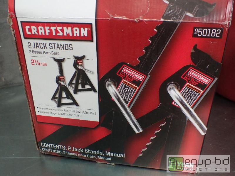 lot 6143 image: Craftsman Jack Stands