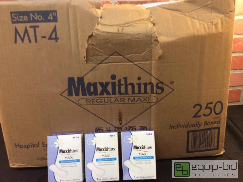 lot 100 image: Hospital Specialty Company Maxithins Regular ...